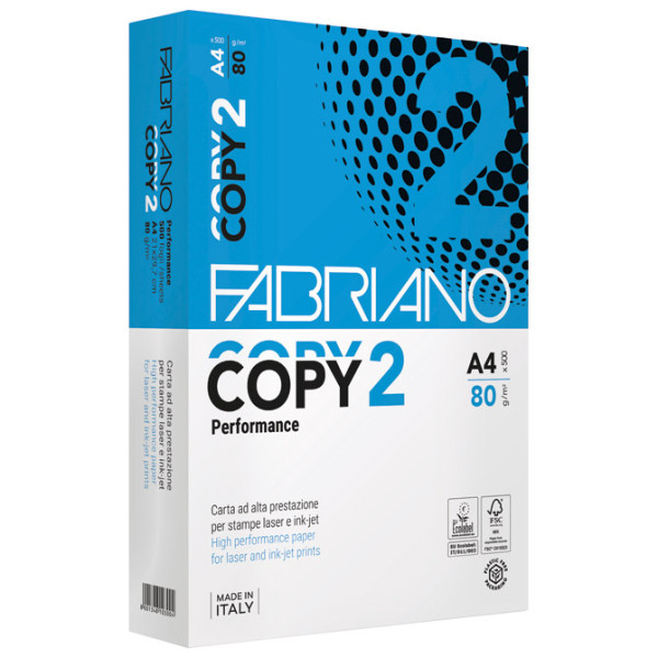 Papir Copy 2 A4 80g pk500 Fabriano 41021297