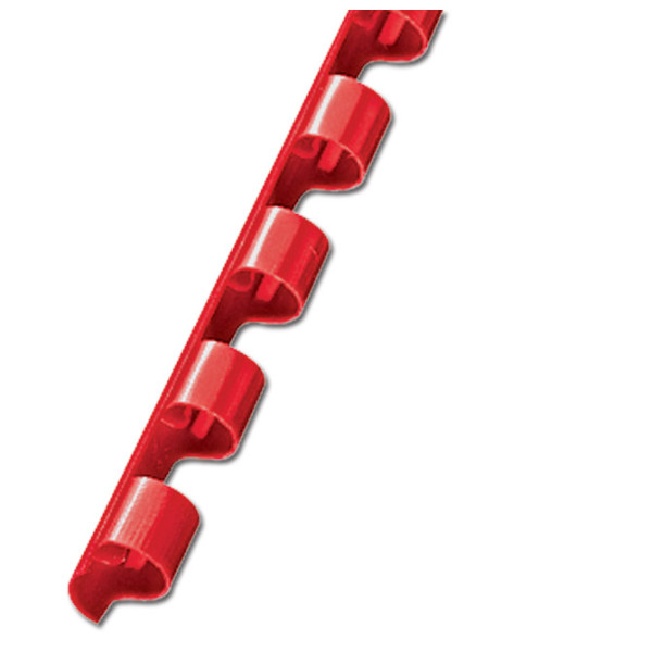 Spirala plastična fi-28mm (201-245 listova) pk50 FORNAX crvena!!