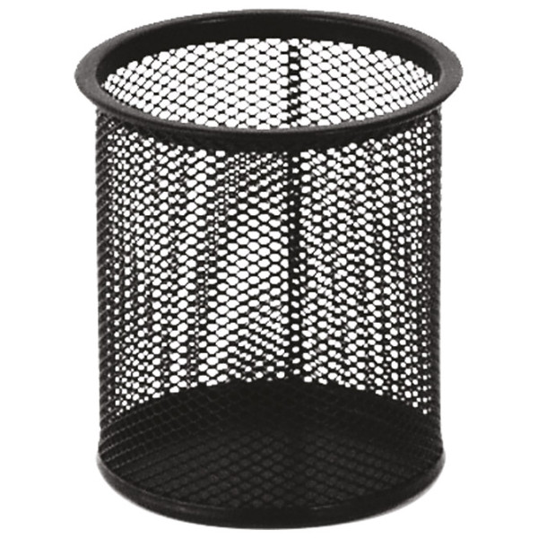 Čaša za olovke metalna žica okrugla fi-9xH-9,7cm LD01-188 Fornax 2716 crna