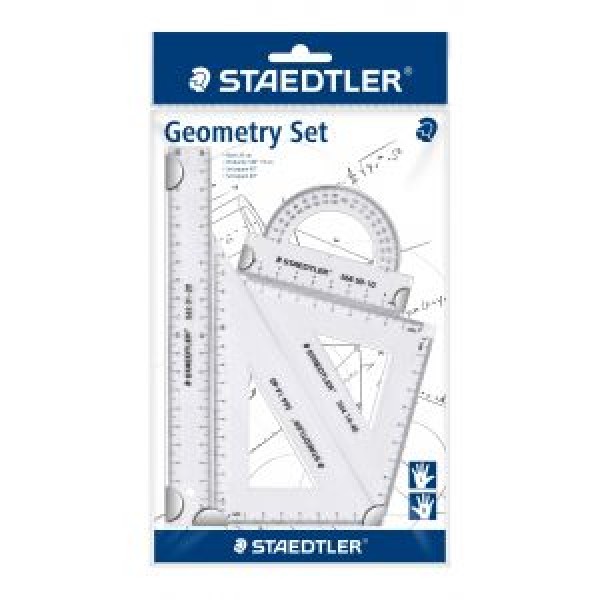 STAEDTLER GEOMETRIJSKI SET TRANSPARENT