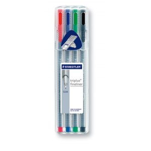 SET STAEDTLER FINELINER TRIPLUS 1/4