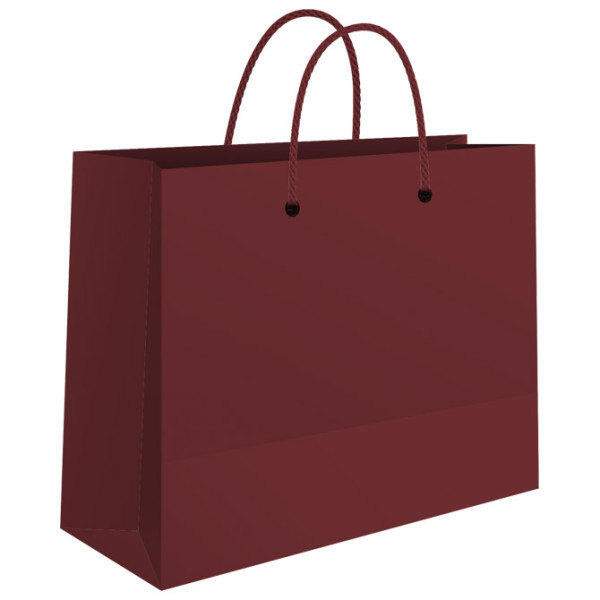 Kese ukrasne-butik male 24x16x7cm sjajne plastificirane Fornax bordo