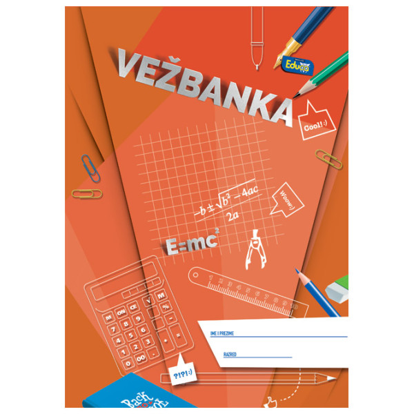 Vežbanka A4 karo 12L Educa 6642