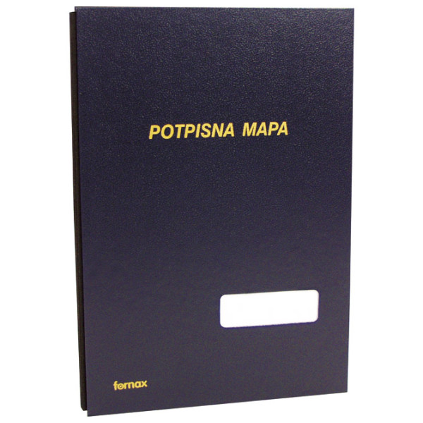 Mapa potpisna s prozorom 11 pregrada Fornax 3007 tamno plava