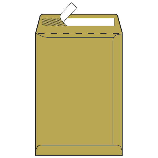Koverte-vrećice C4-N (22,9x32,4cm) strip 90g pk500 Fornax